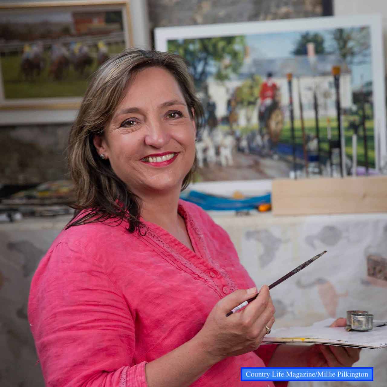 Katie Scorgie in her studio